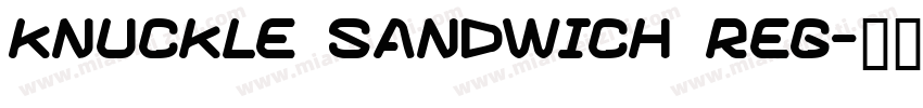 Knuckle Sandwich Reg字体转换